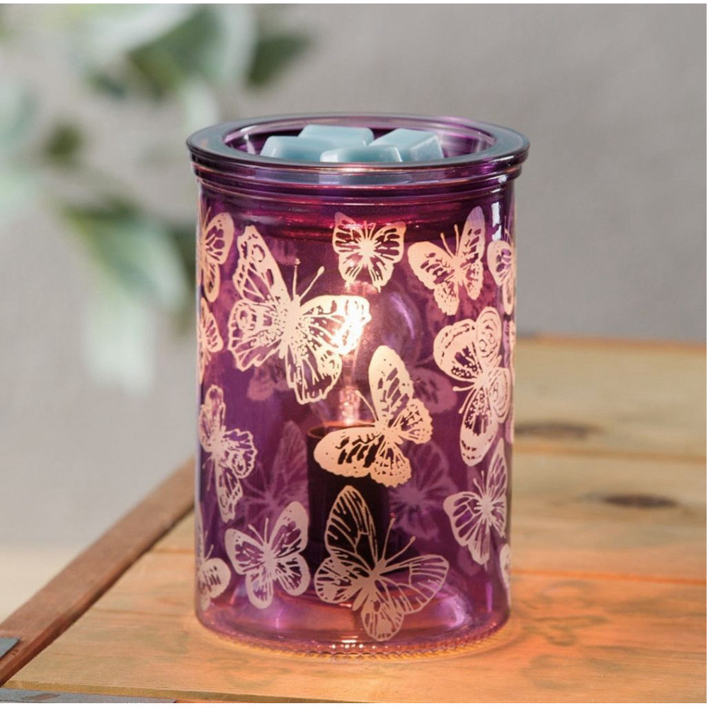 Scentsy Wings Warmer/Light (Butterfly Print)